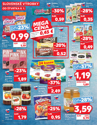 Kaufland 8.1. - 14.1. - Kaufland Piešťany