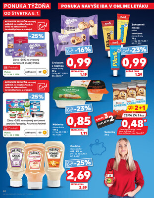 Kaufland 8.1. - 14.1. - Kaufland Zlaté Moravce