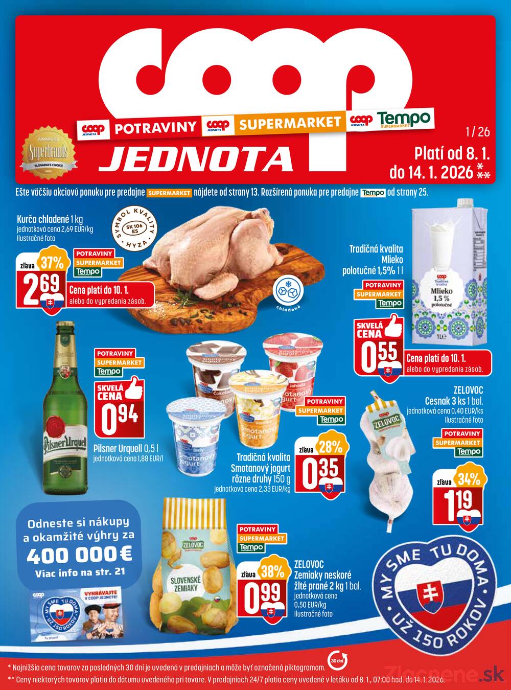 Leták COOP Jednota Slovensko - COOP do 14.1. - strana 1 Leták COOP Jednota Slovensko - COOP do 14.1. - strana 1