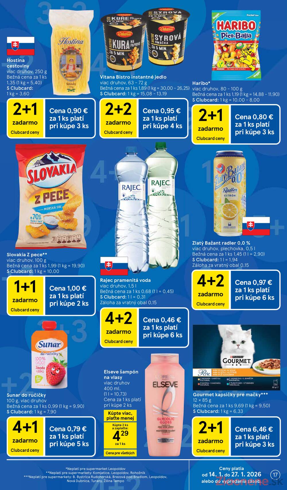 Leták Tesco - Tesco supermarkety od 14.1. do 20.1.2026 - strana 17