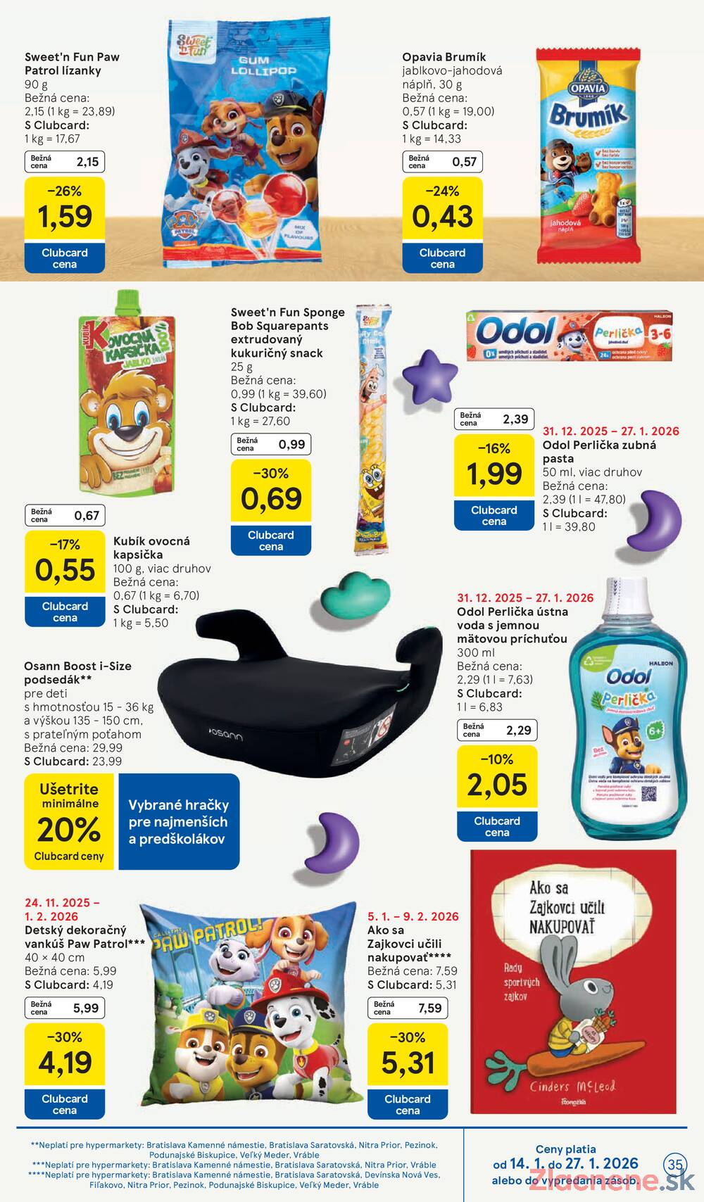 Leták Tesco - Tesco malé hypermarkety od 14.1. do 20.1.2026 - strana 35 Leták Tesco - Tesco malé hypermarkety od 14.1. do 20.1.2026 - strana 35