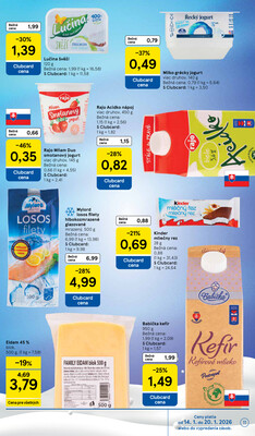 Tesco malé hypermarkety od 14.1. do 20.1.2026