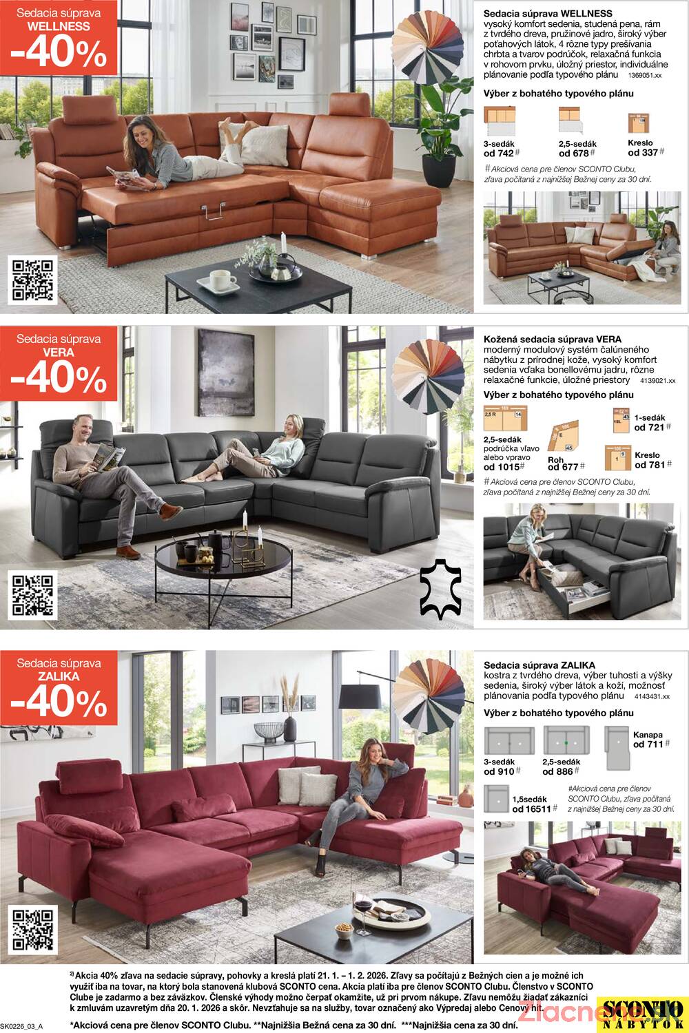Sconto nábytok od 21.1. do 10.2.2026