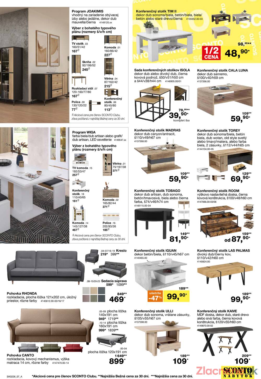 Sconto nábytok od 21.1. do 10.2.2026