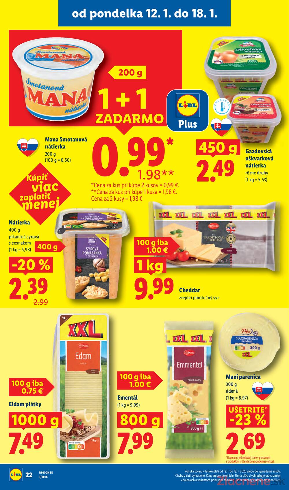 Leták Lidl - Lidl 12.1. - 18.1. - strana 22