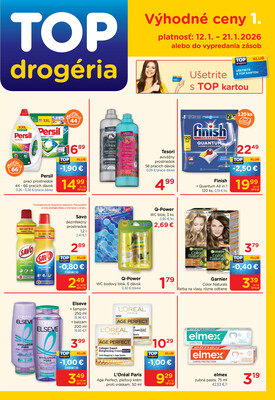 leták TOP drogerie