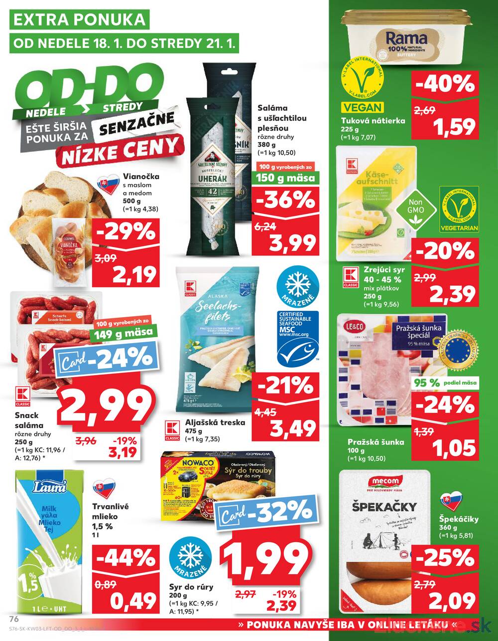 Kaufland 15.1. - 21.1. - Kaufland Brezno