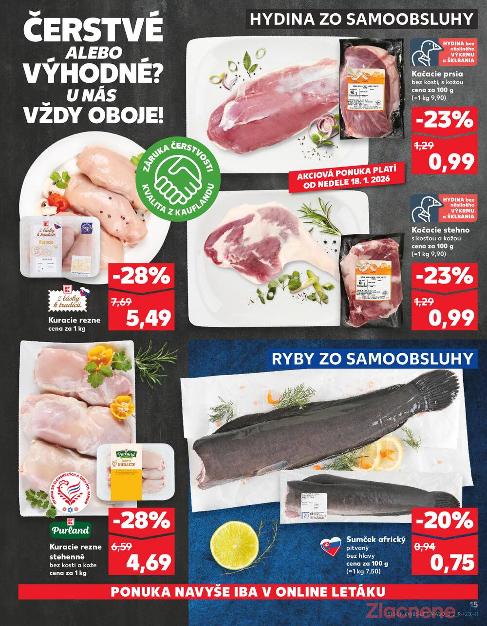 Kaufland 15.1. - 21.1. - Kaufland Vranov nad Topľou
