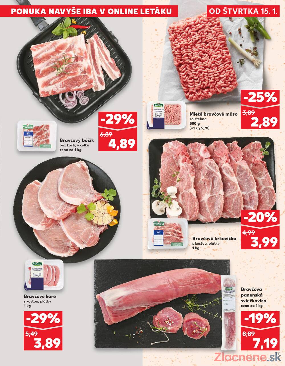Kaufland 15.1. - 21.1. - Kaufland Poprad - Jiřího Wolkera