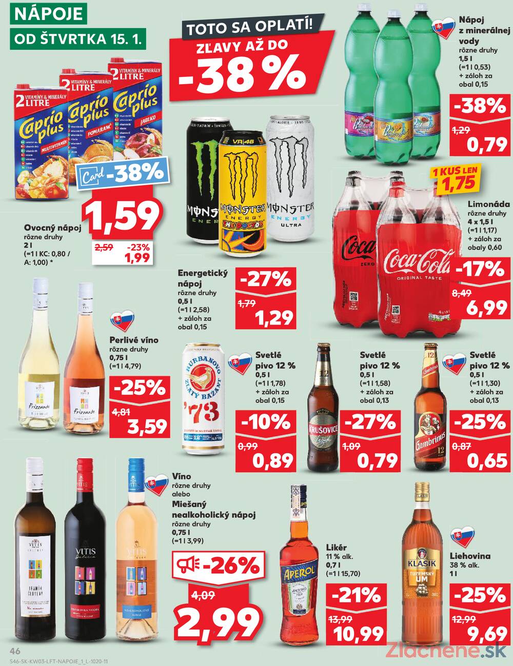 Kaufland 15.1. - 21.1. - Kaufland Piešťany