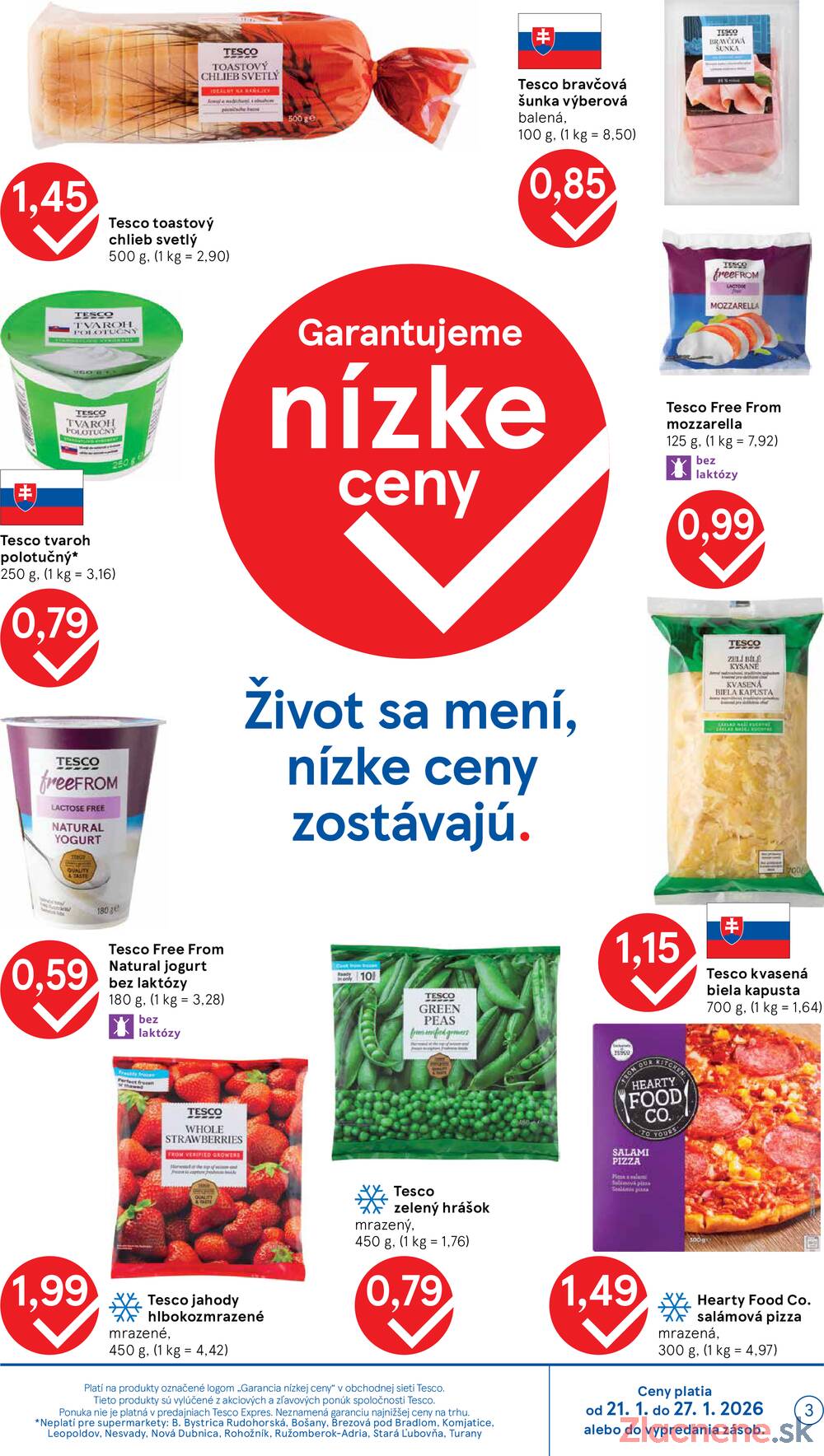 Tesco supermarkety od 21.1. do 27.1.2026