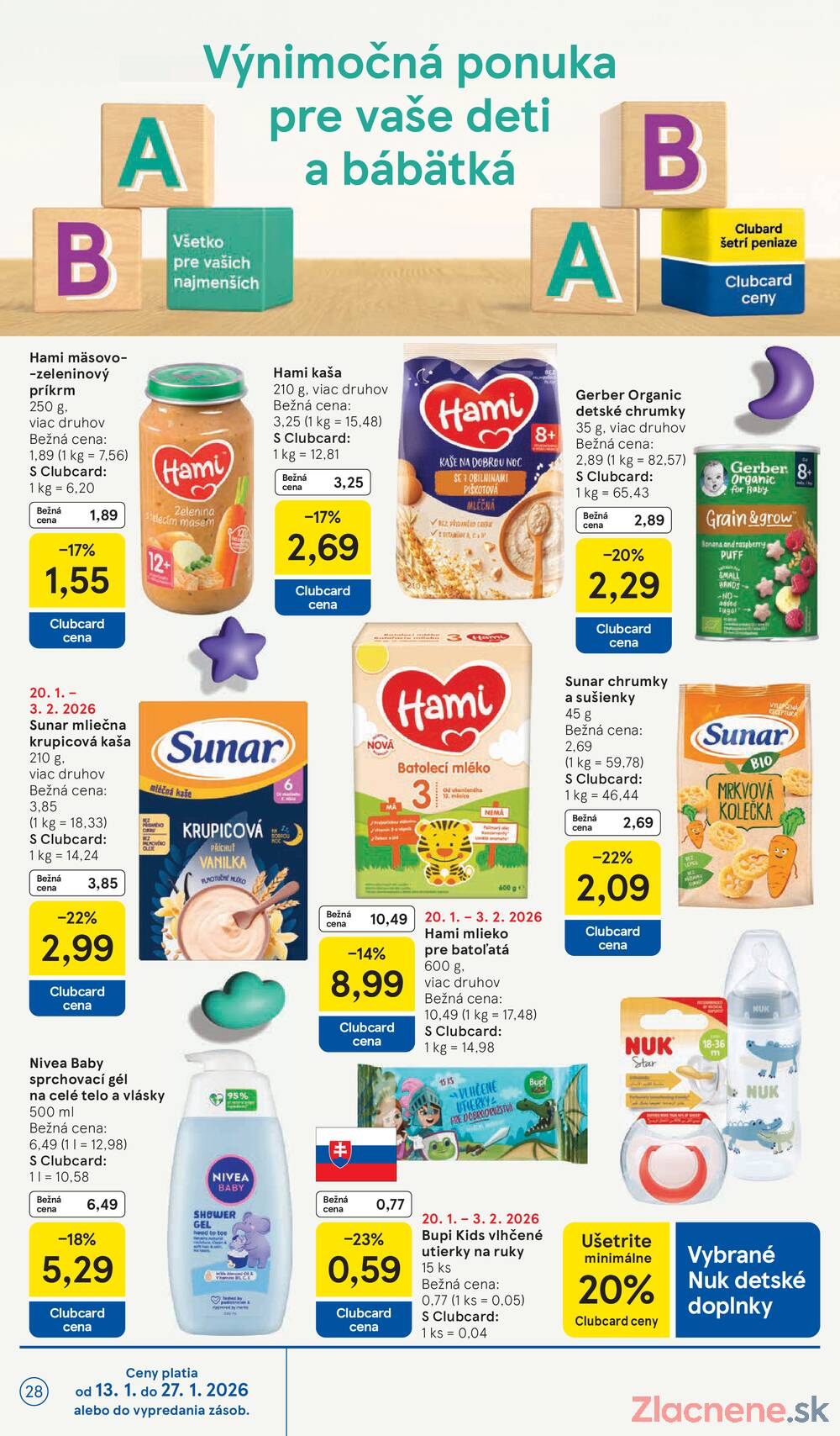 Tesco malé hypermarkety od 21.1. do 27.1.2026