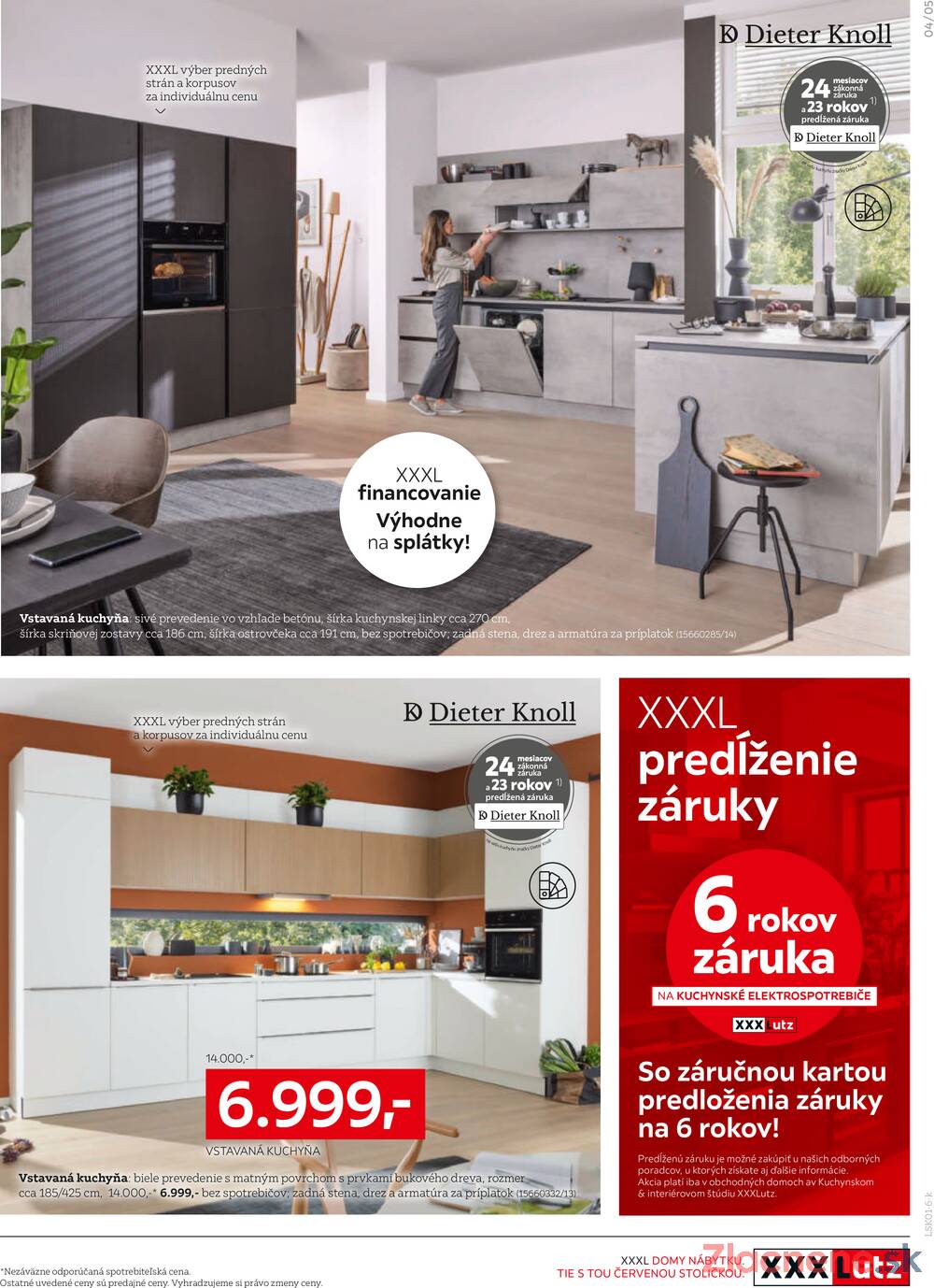 Leták XXXLutz - XXXlutz inšpirácia v kuchyniach od 26.1. do 31.12.2026 - strana 5 Leták XXXLutz - XXXlutz inšpirácia v kuchyniach od 26.1. do 31.12.2026 - strana 5