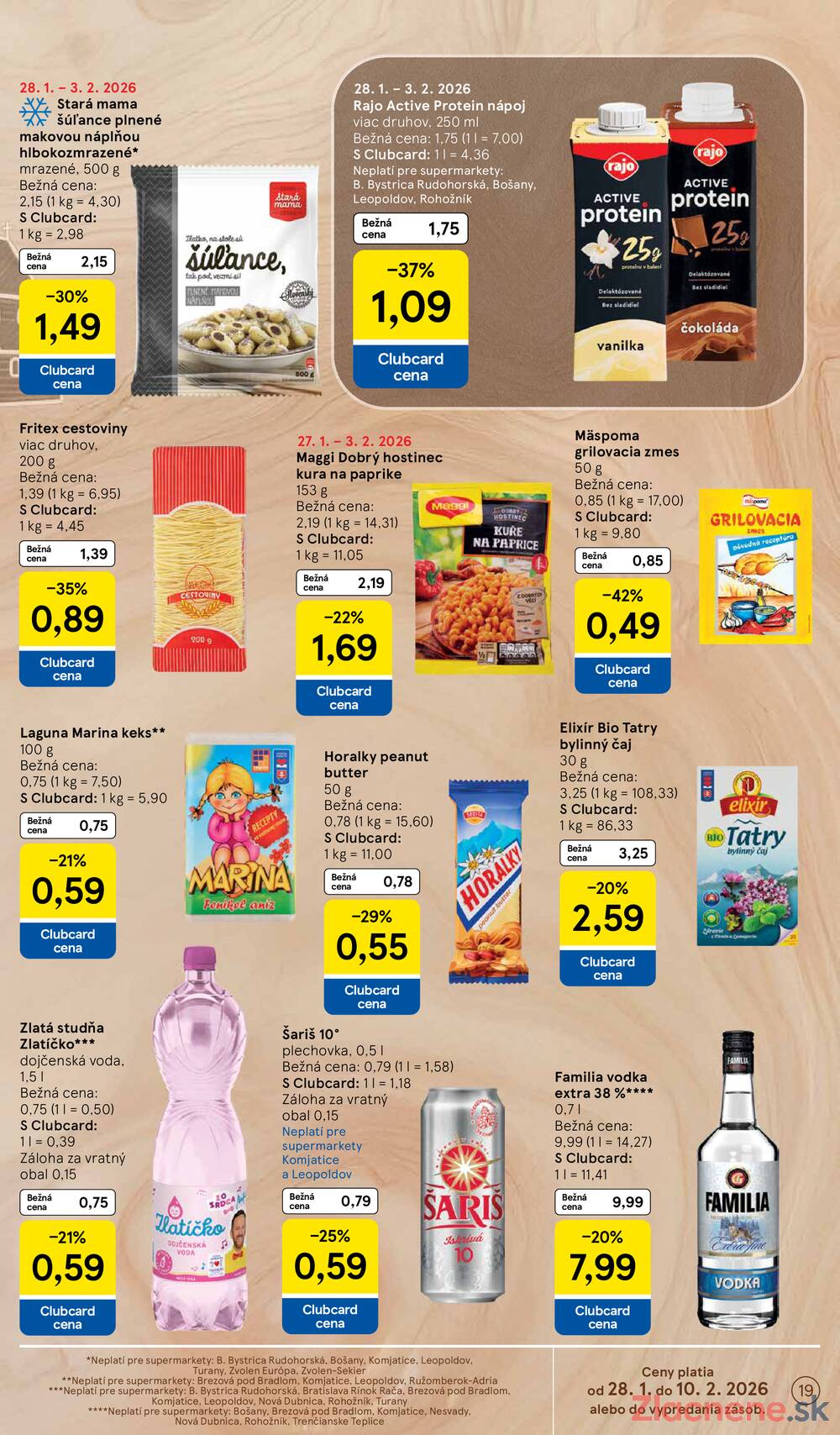 Tesco supermarkety od 28.1. do 3.2.2026