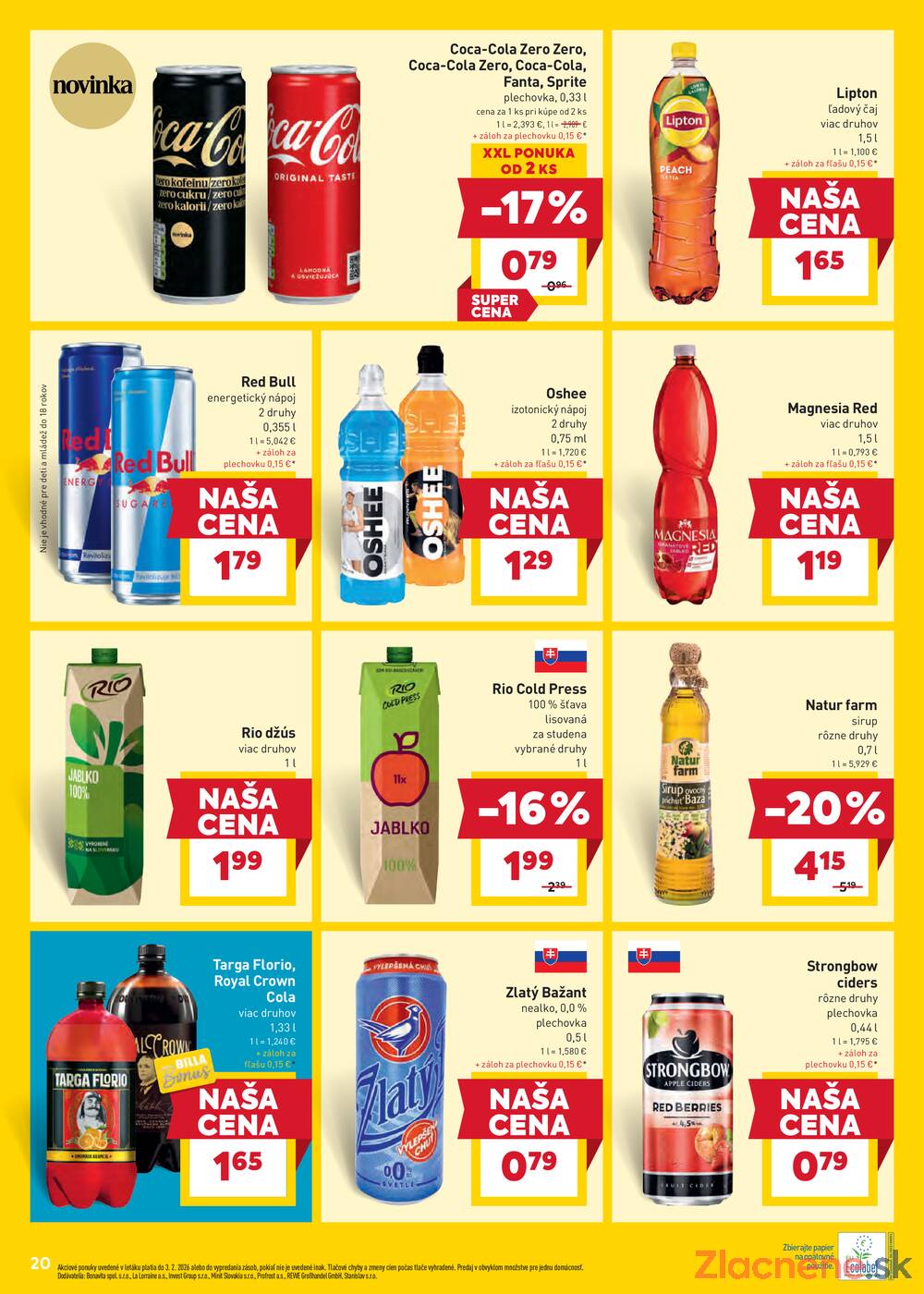 BILLA od 28.1. do 3.2.2026