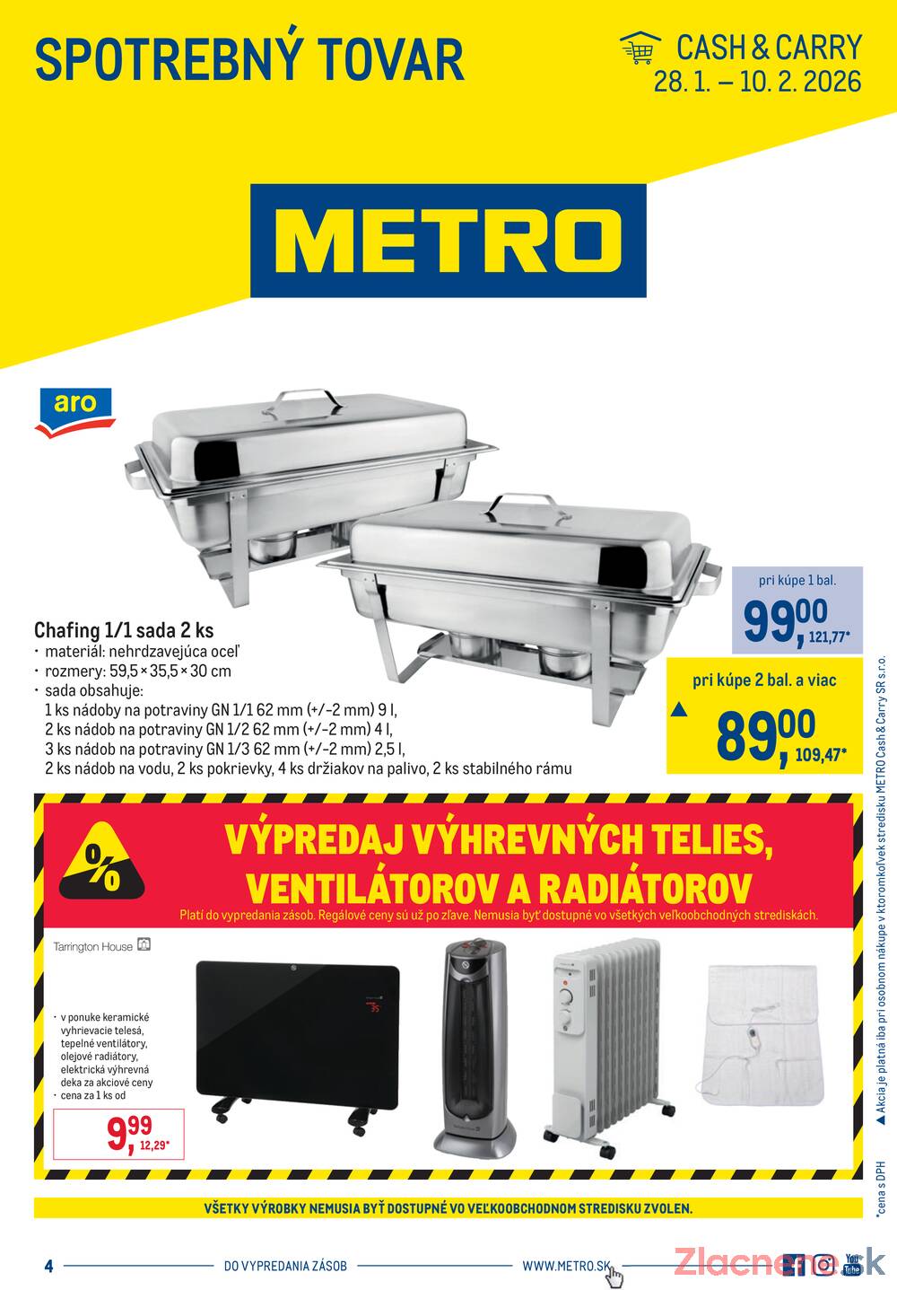 Leták METRO - Metro Spotrebný tovar do 10.2. - strana 1