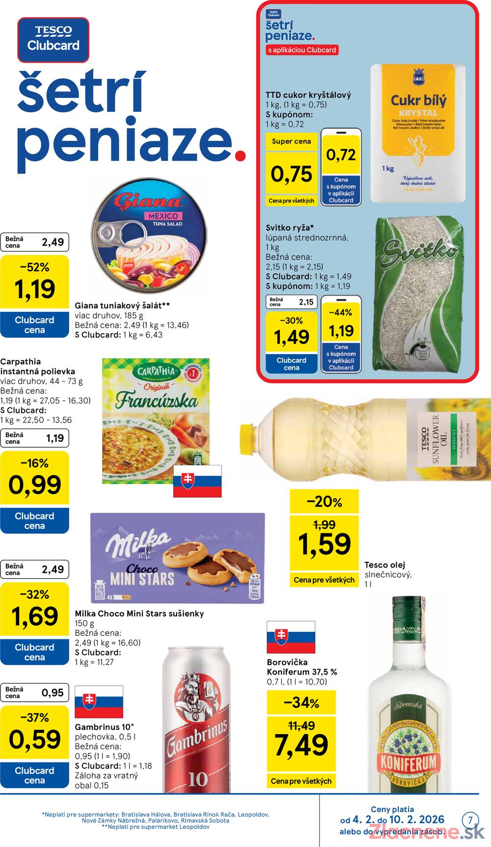 Tesco supermarkety od 4.2. do 10.2.2026