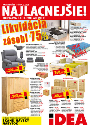 IDEA nábytok : 1 leták