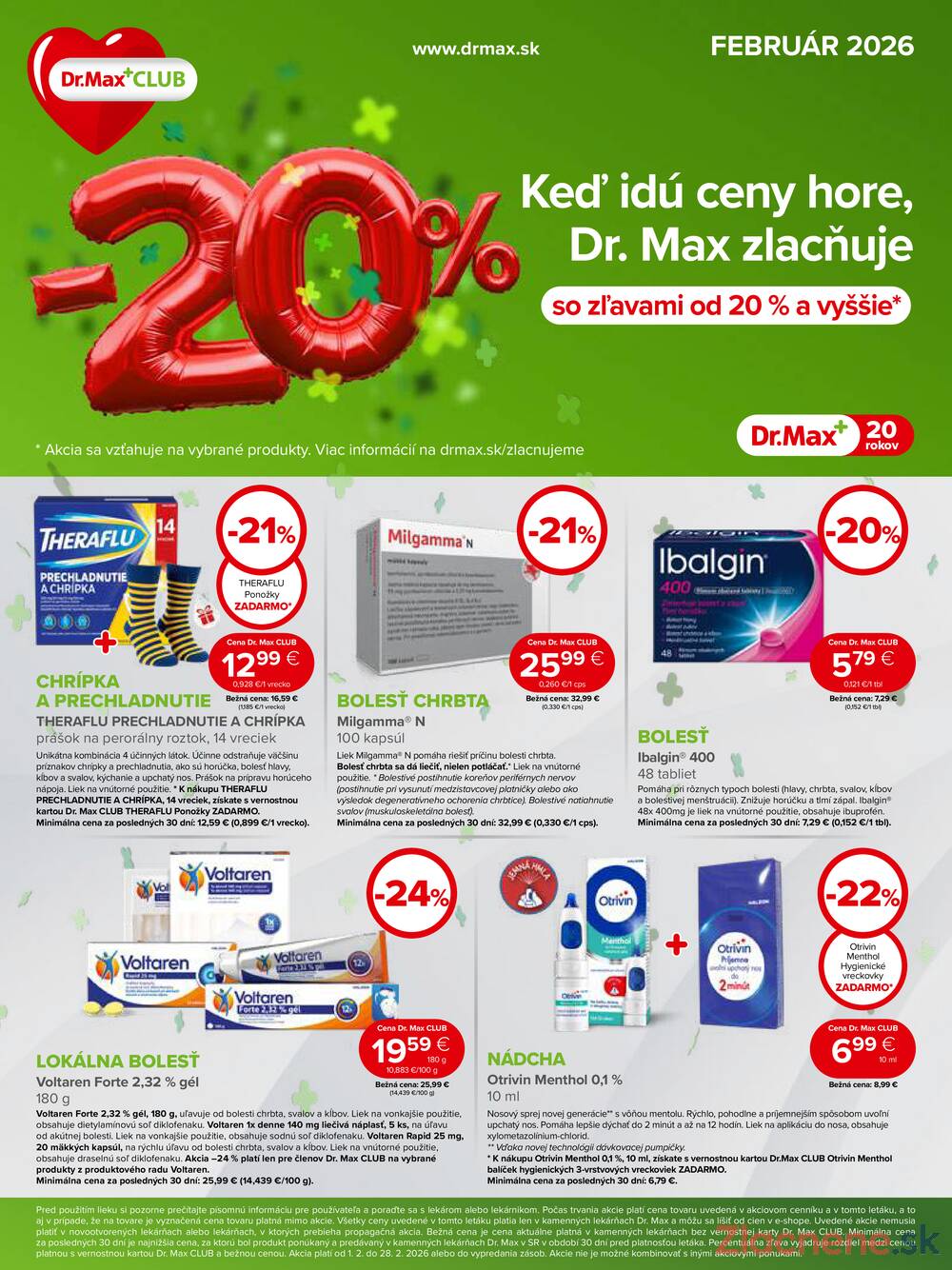 Leták Dr.Max - Dr.Max do 28.2. - strana 1
