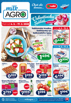 MILK - AGRO : 1 leták