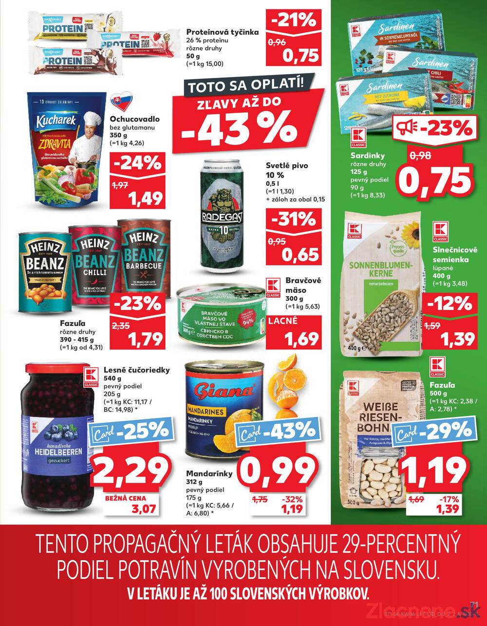 Kaufland 5.2. - 11.2. - Kaufland Poprad - Jiřího Wolkera