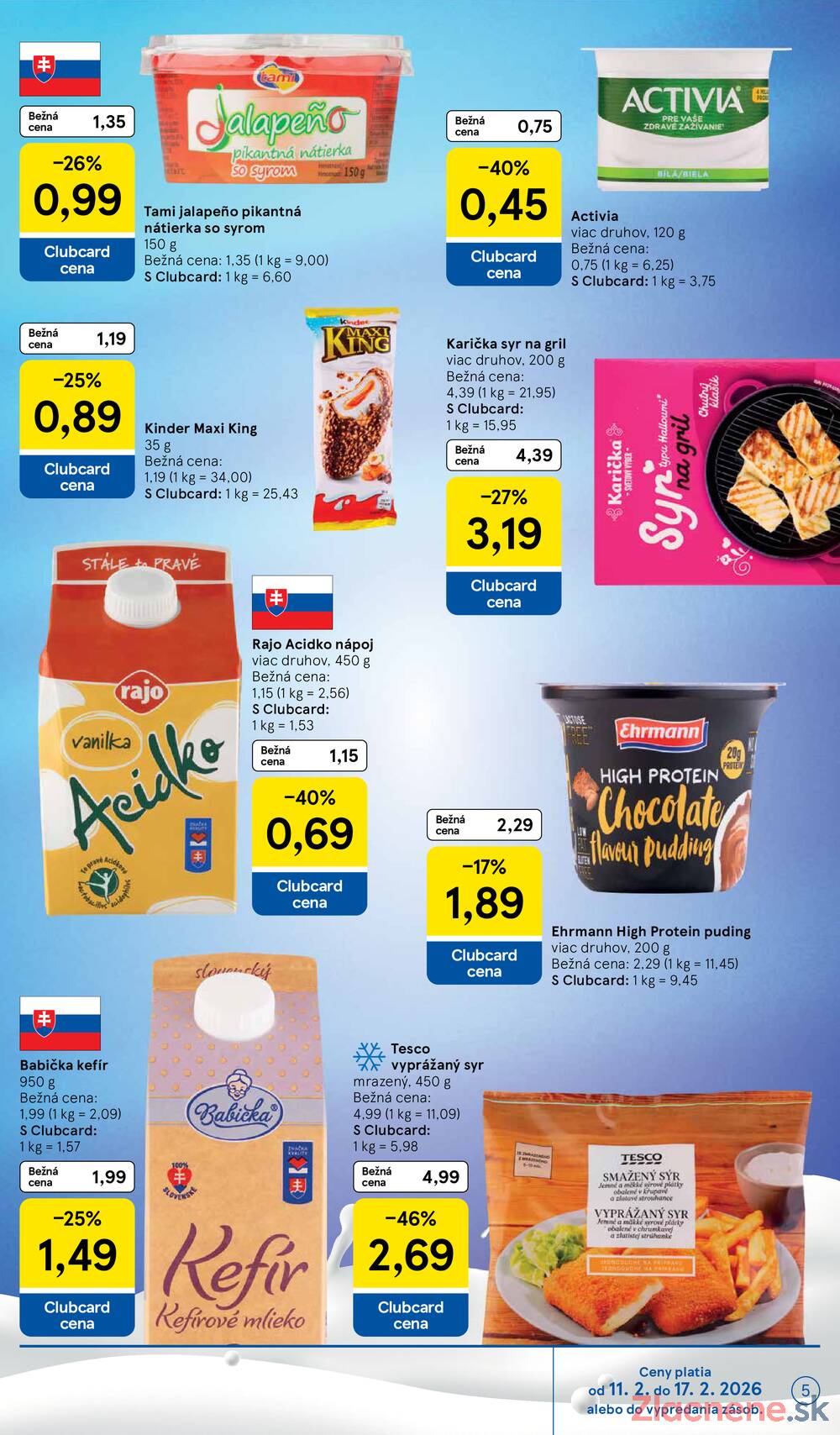 Leták Tesco - Tesco supermarkety od 11.2. do 17.2.2026 - strana 5