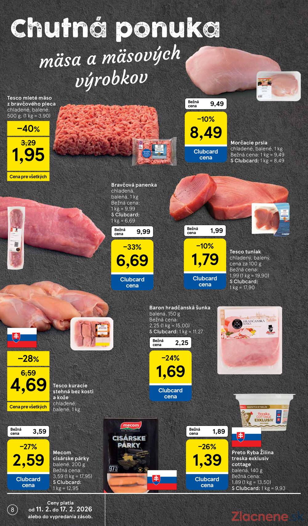 Leták Tesco - Tesco supermarkety od 11.2. do 17.2.2026 - strana 8