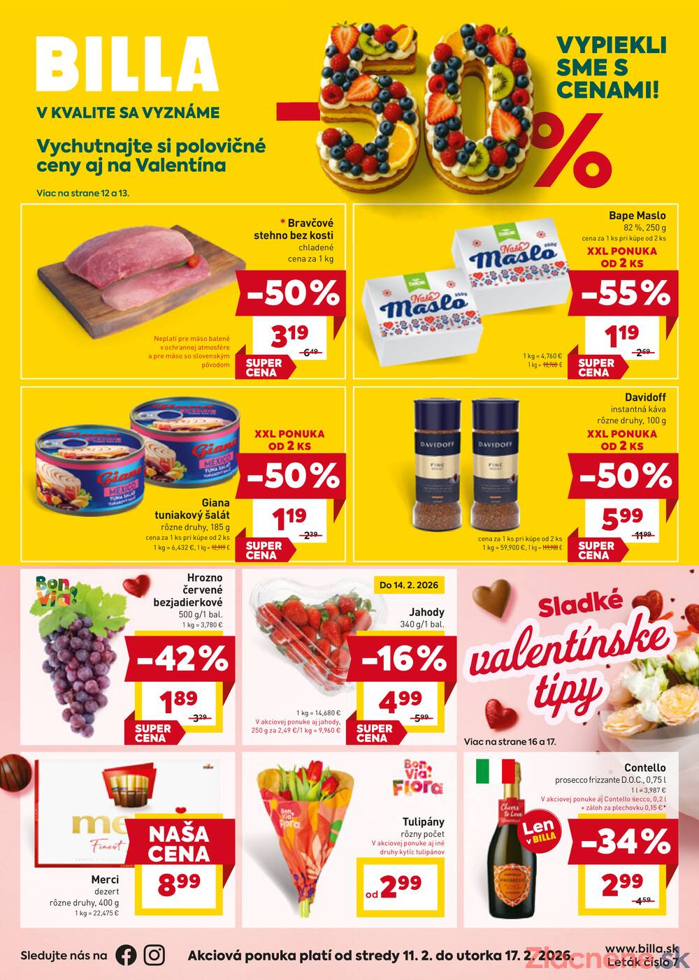 BILLA od 11.2. do 17.2.2026