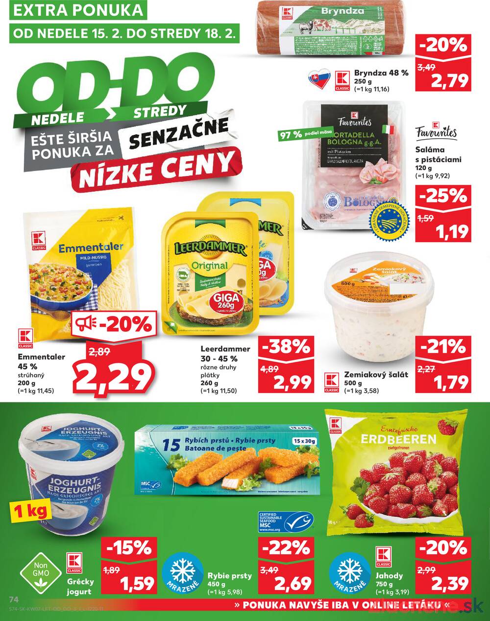 Kaufland 12.2. - 18.2. - Kaufland Bratislava - Avion (Ivanská cesta)