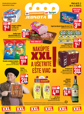 leták COOP Jednota Slovensko