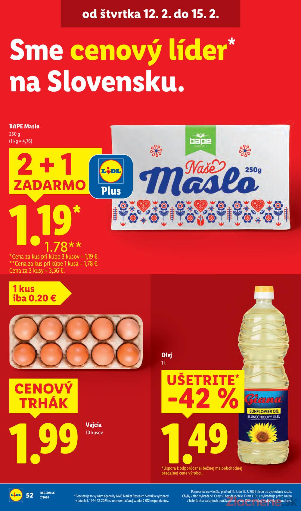 Lidl od štvrtka 12.2. - 15.2.