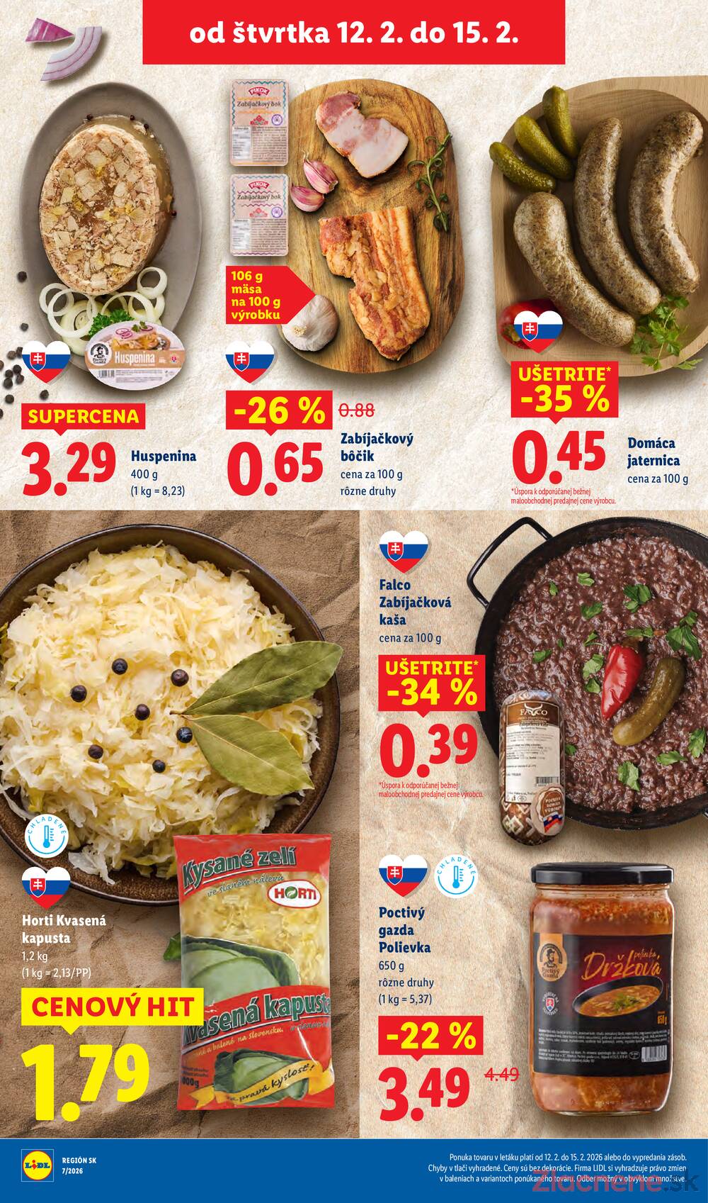 Lidl od štvrtka 12.2. - 15.2.