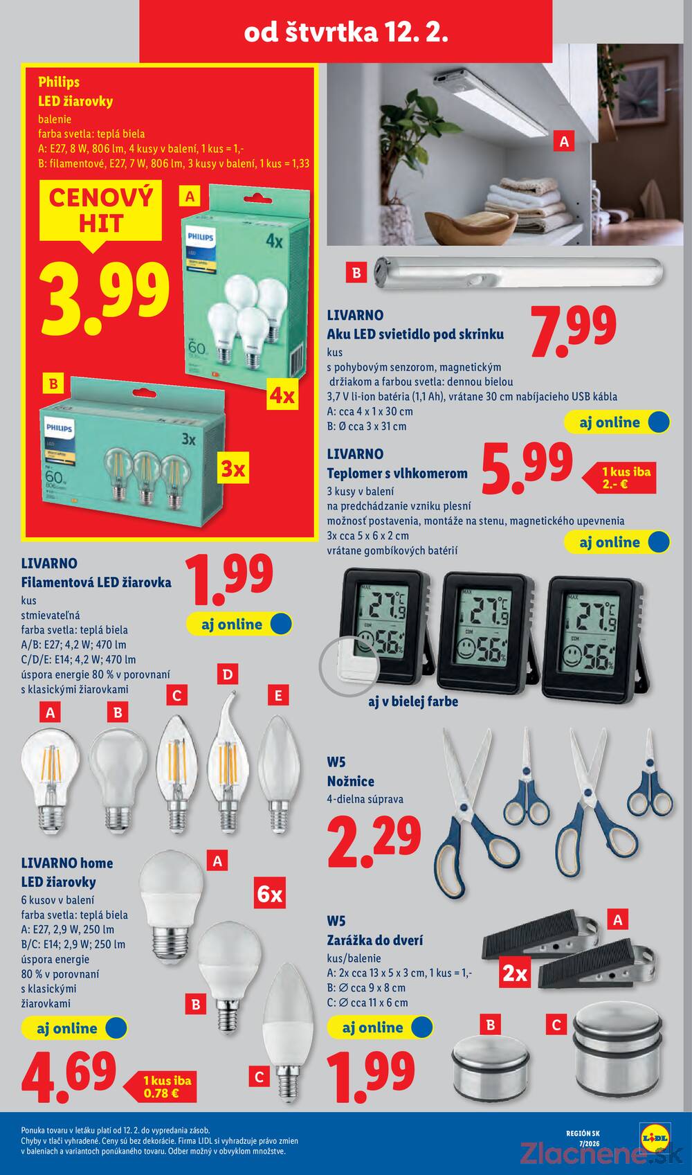 Lidl od štvrtka 12.2. - 15.2.