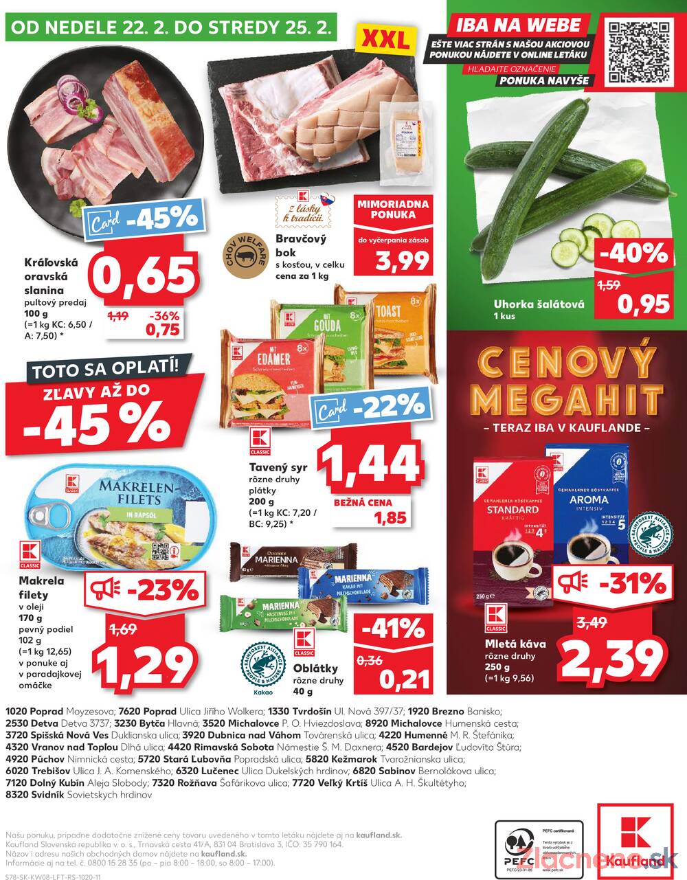 Kaufland 19.2. - 25.2. - Kaufland Bytča