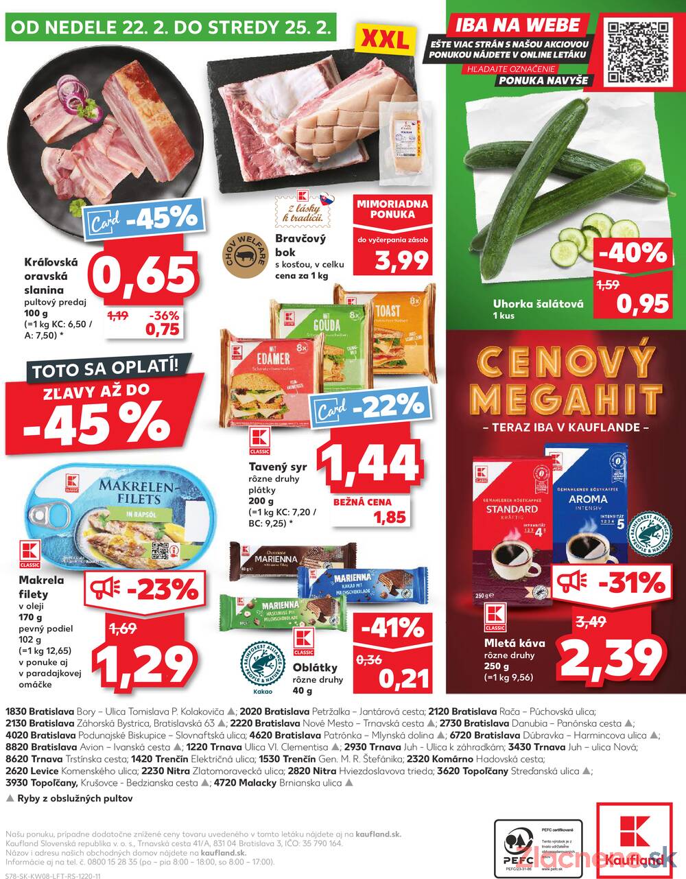Kaufland 19.2. - 25.2. - Kaufland Bratislava - Rača