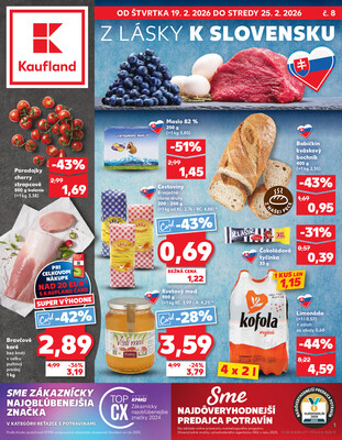 Leták Kaufland 19.2. - 25.2. - Kaufland Ružomberok