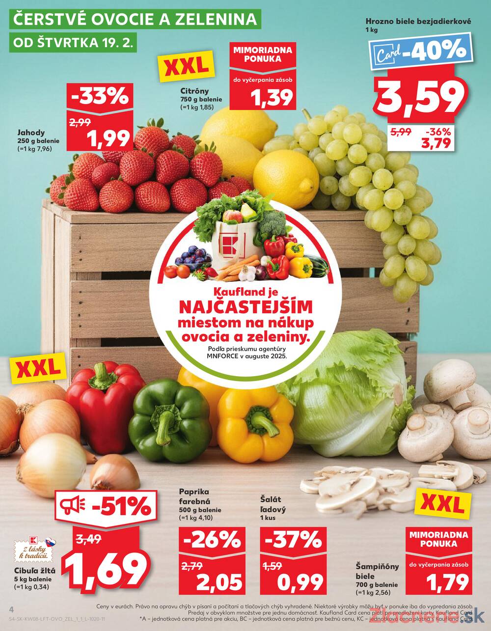 Kaufland 19.2. - 25.2. - Kaufland Žiar nad Hronom