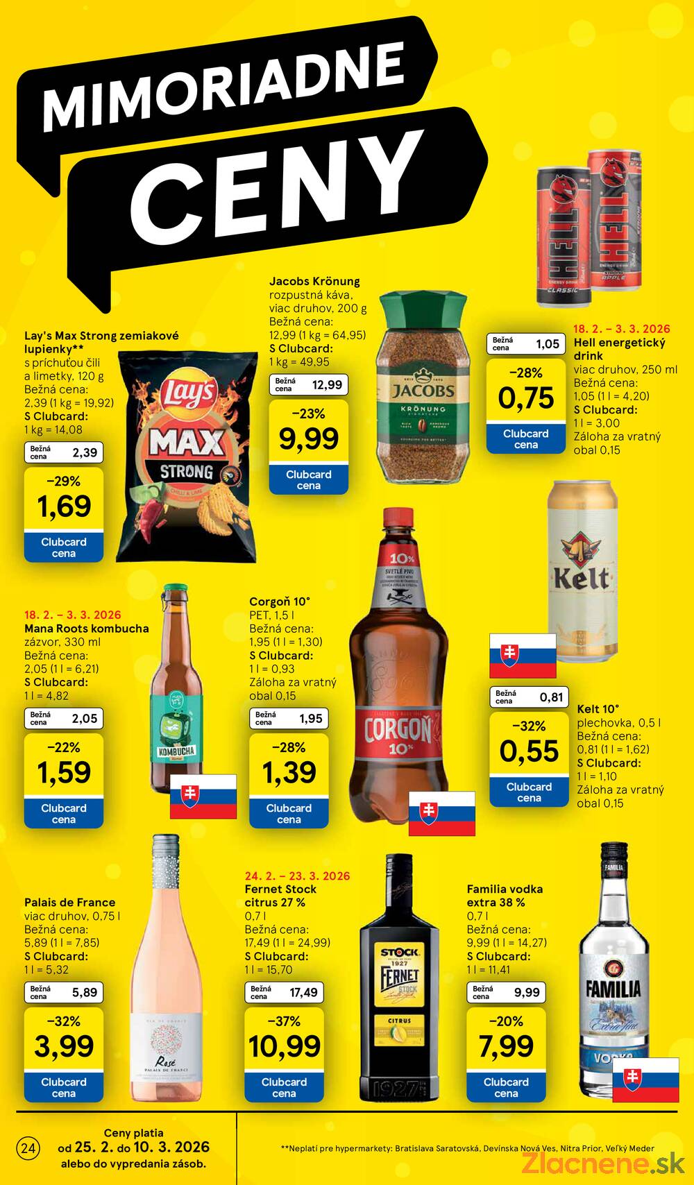 Tesco malé hypermarkety 25.2. - 3.3.