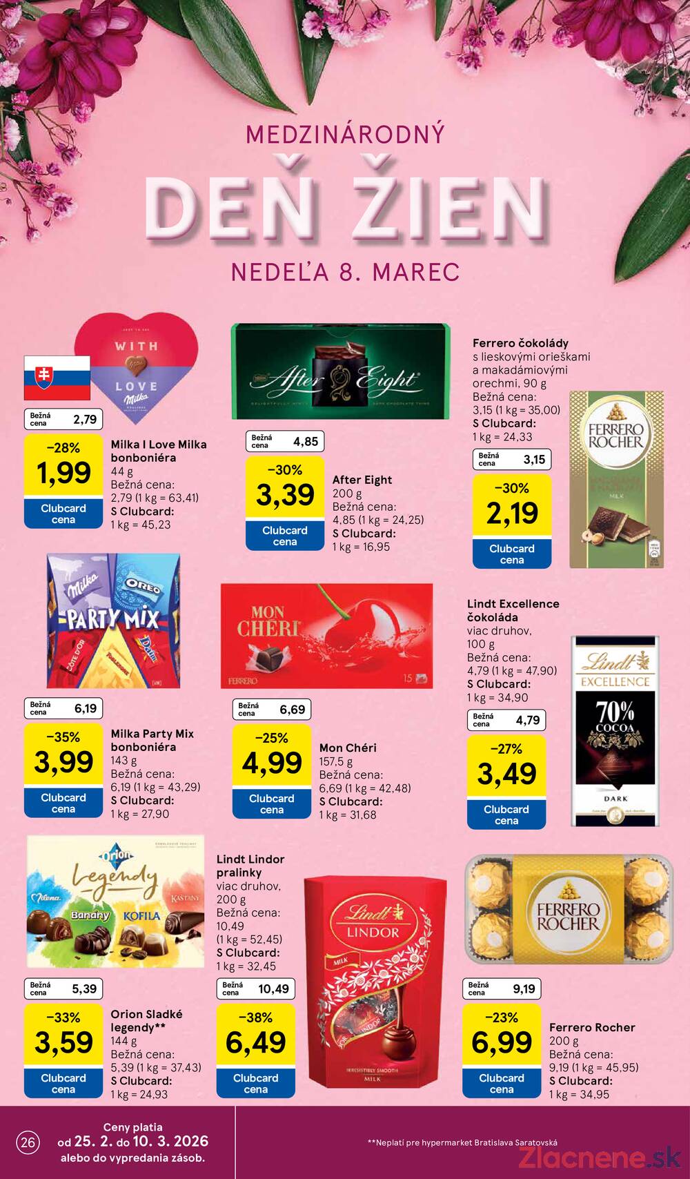 Tesco malé hypermarkety 25.2. - 3.3.
