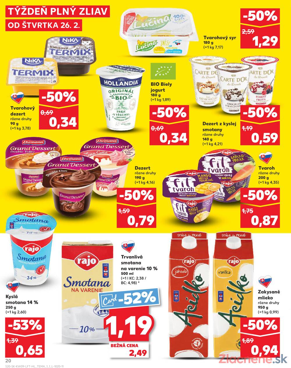 Kaufland 26.2. - 4.3. - Kaufland Stará Ľubovňa
