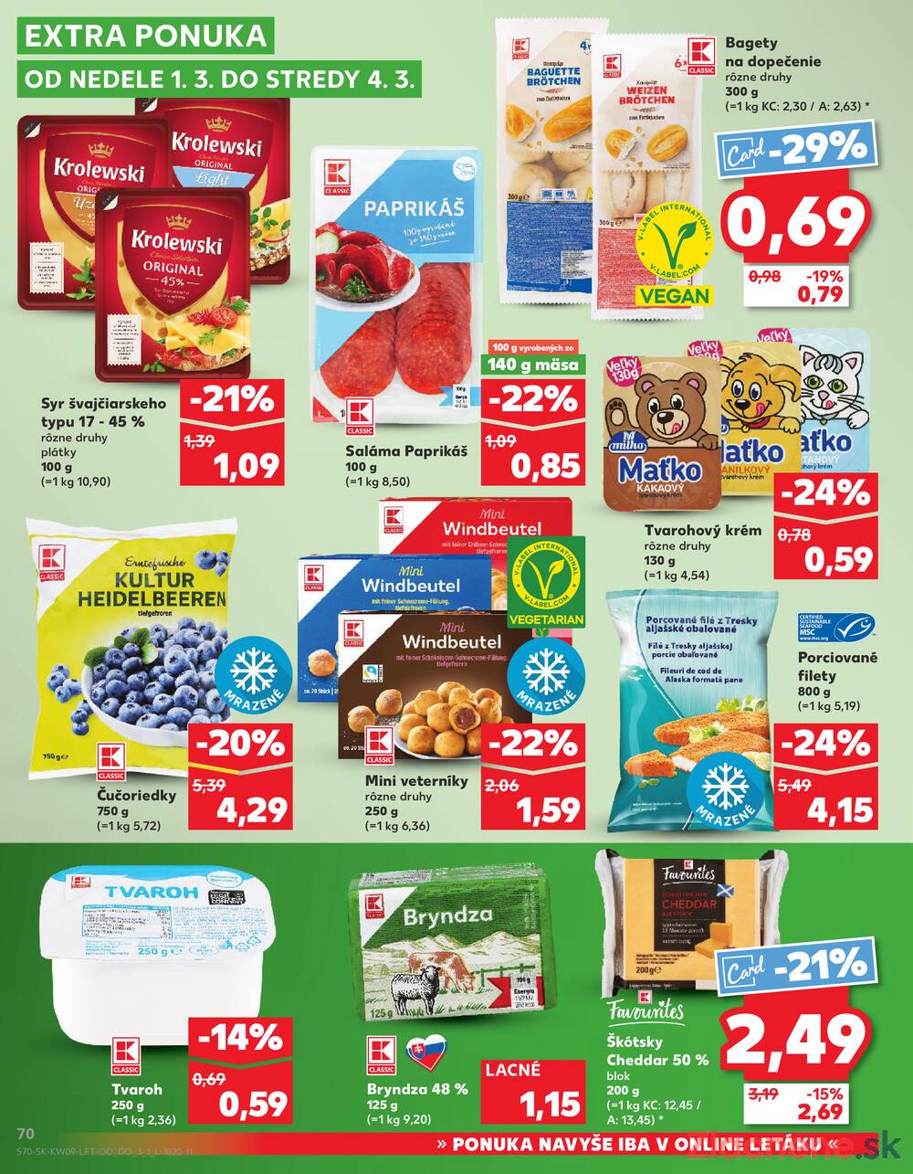 Kaufland 26.2. - 4.3. - Kaufland Stará Ľubovňa