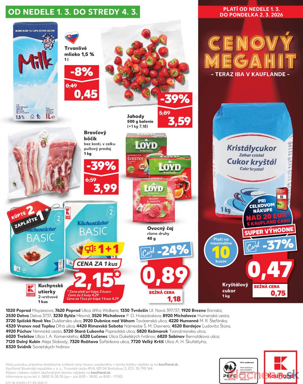 Leták Kaufland - Kaufland 26.2. - 4.3. - Kaufland Sabinov - strana 72