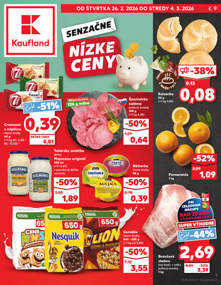 Letáky Kaufland
