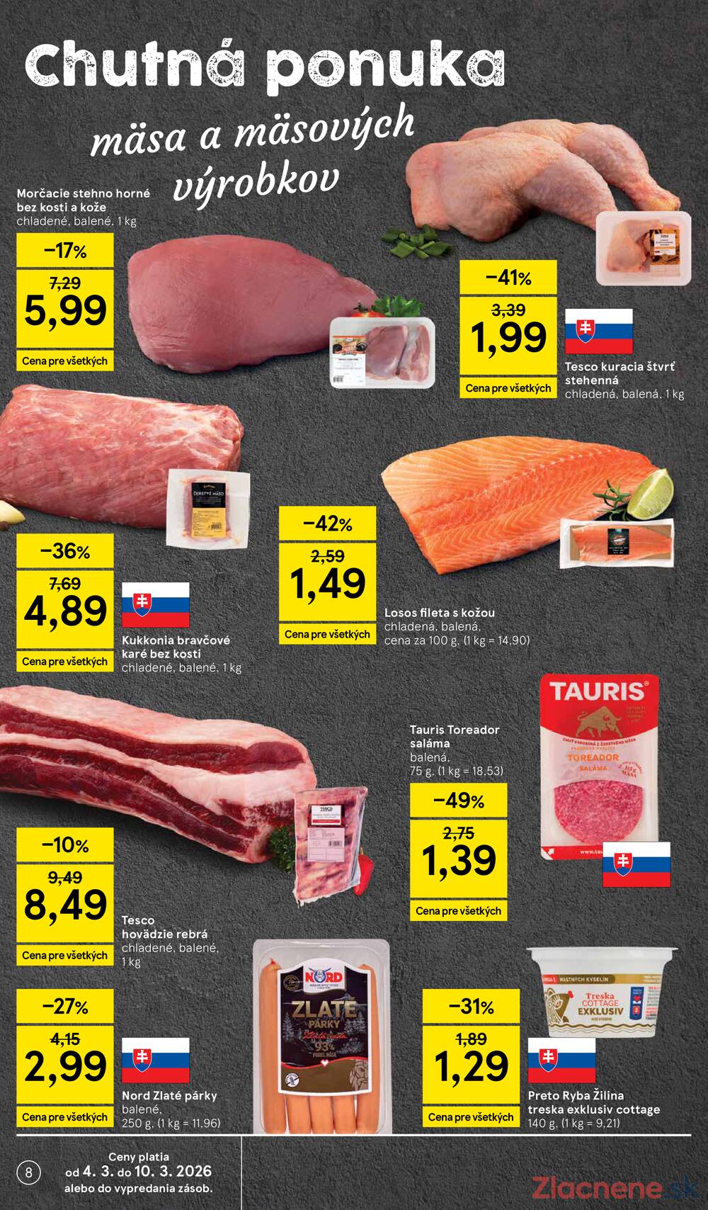 Leták Tesco - Tesco supermarkety od 4.3. do 10.3.2026 - strana 8