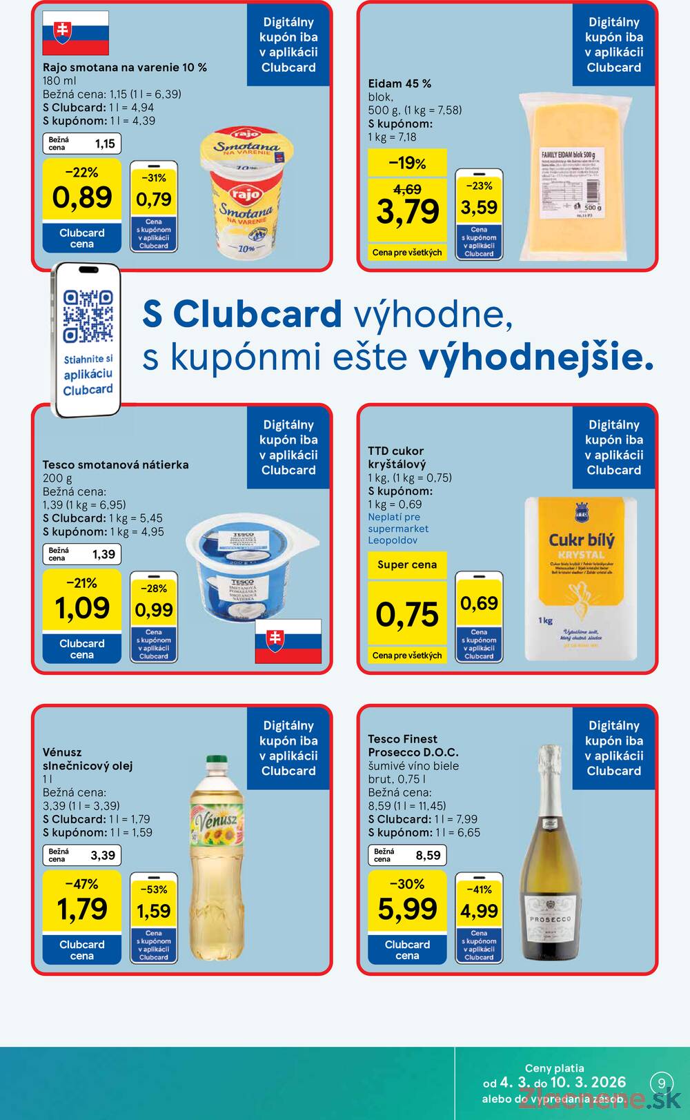 Tesco supermarkety od 4.3. do 10.3.2026