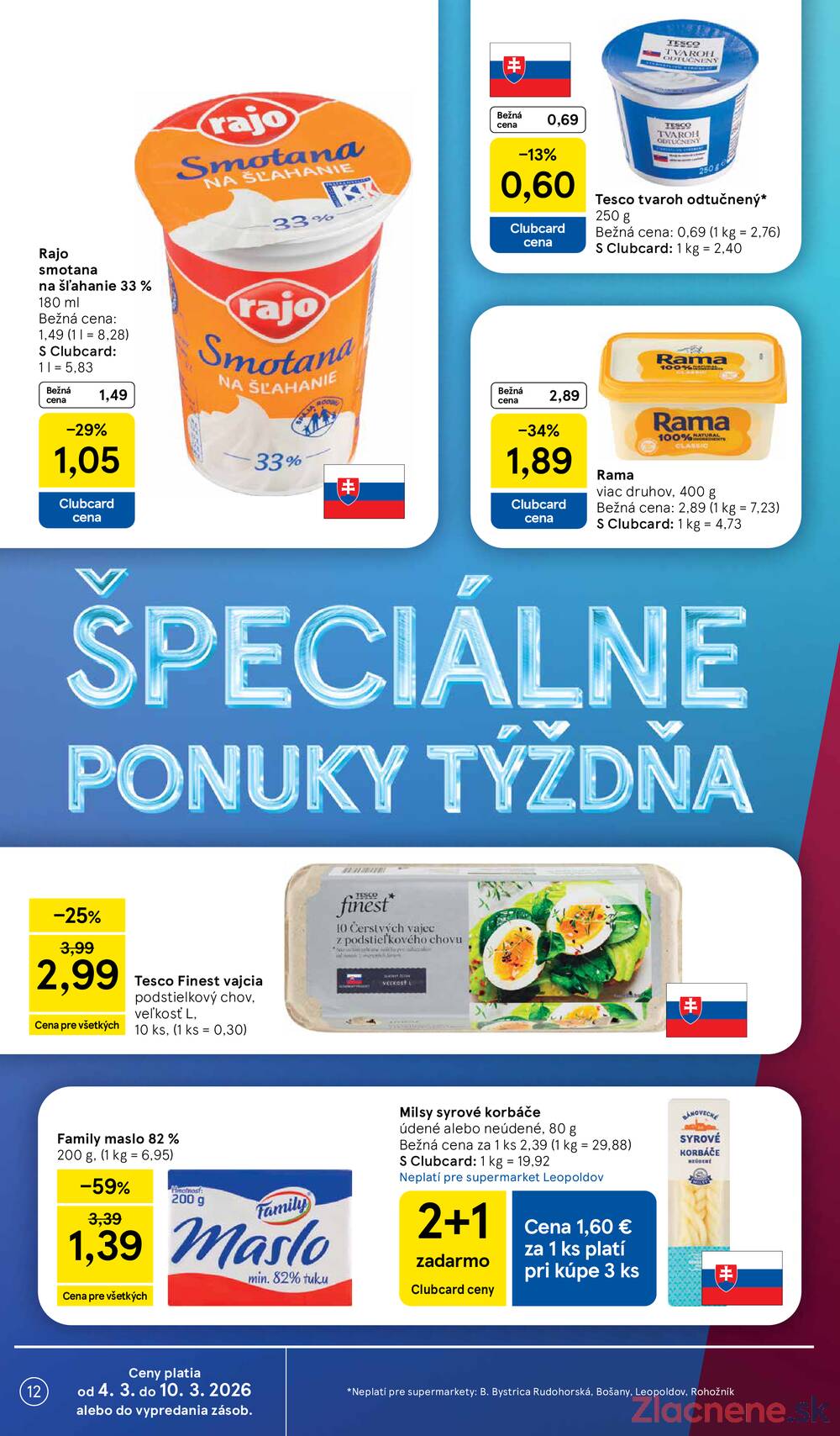 Leták Tesco - Tesco supermarkety od 4.3. do 10.3.2026 - strana 12