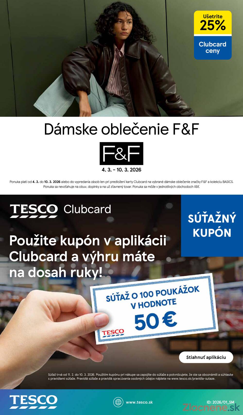 Tesco supermarkety od 4.3. do 10.3.2026