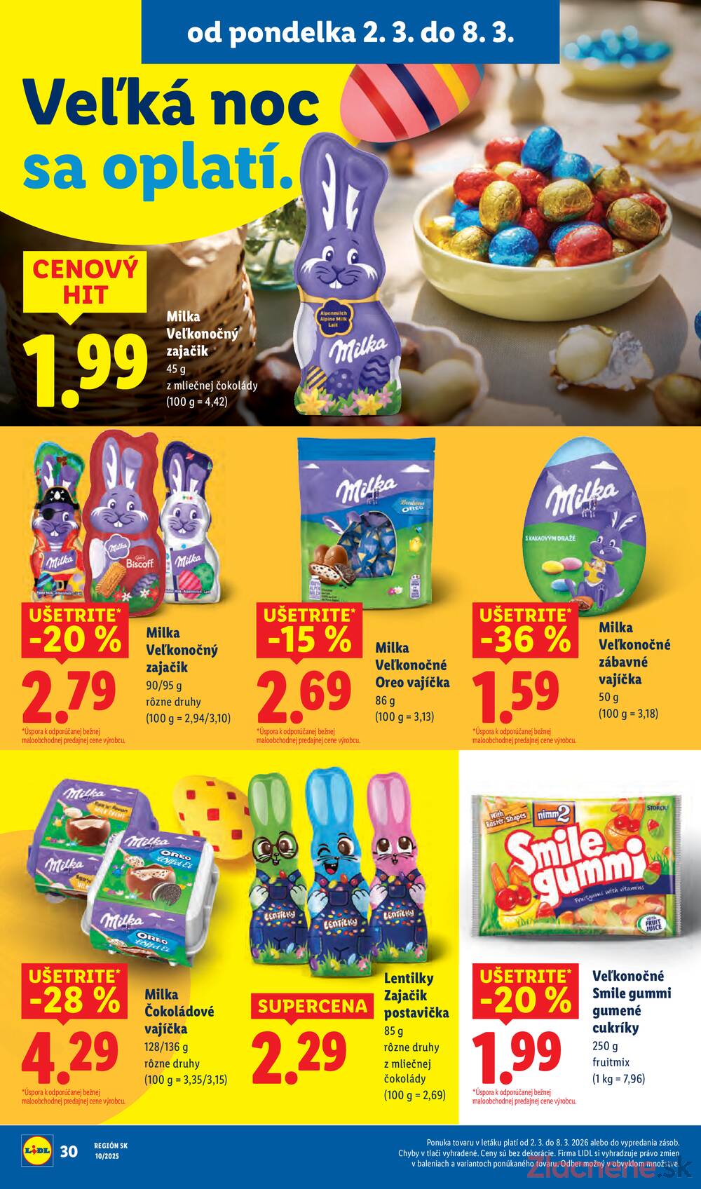 Lidl Pondělok 2.3. - 8.3.