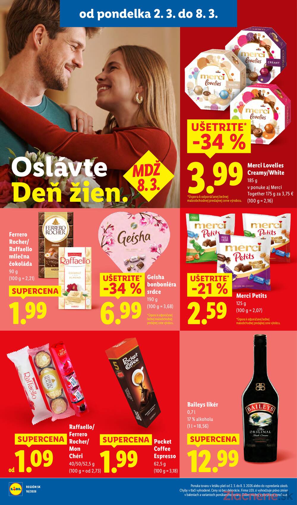 Lidl Pondělok 2.3. - 8.3.