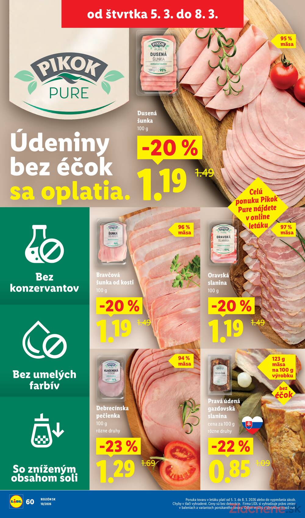 Lidl Pondělok 2.3. - 8.3.